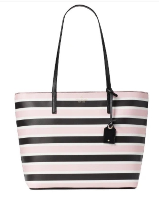 kate spade Handbags - Kate Spade New York Janie Celebration Stripe Medium Tote Bag, NWT
